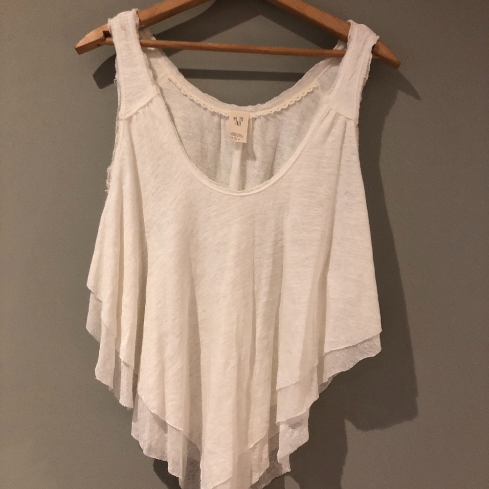Free People Ivory Tank sz S NWT